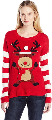 Sweater Feo Ugly Sweater Day Navidad Reno Adultos / Damas