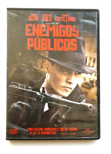 Dvd Orig Enemigos Publicos - Johnny Depp Y Bale - Germanes