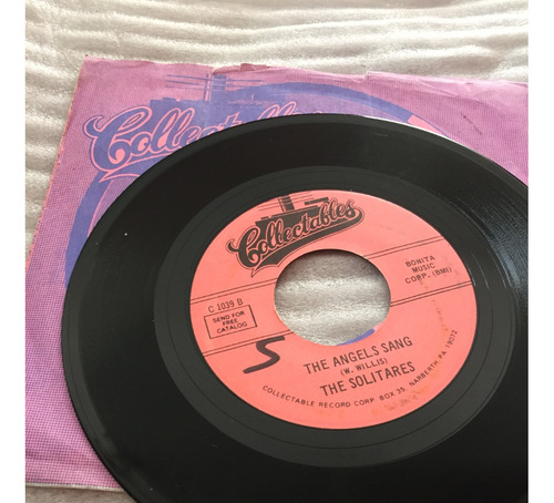 The Solitaries - The Angels Sang -  Ep 45 Rpm 7  Vinyl