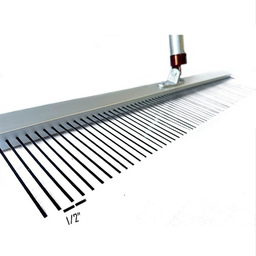 Peine Texturizador Para El Concreto 48 Sep 1/2 +adaptador