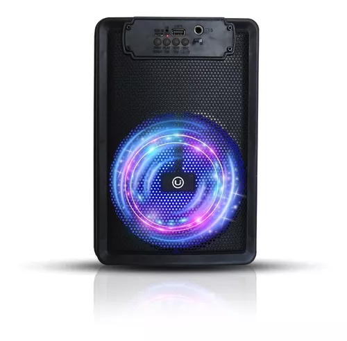 Parlante Bluetooth Inalambrico Recargable Con Luces LED USB FM TF 1720 —  Game Stop
