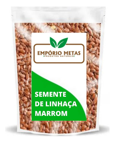 Semente De Linhaça Marrom - Natural - 1kg