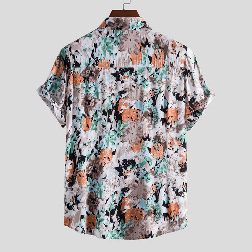 Camisa Hawaiana De Manga Corta Para Hombre, Estilo Playero,