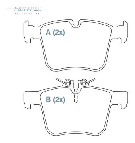 Pastilha Freio Tras Ceramica Mb Classe C Glc Willtec Fp987