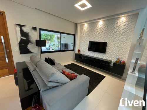 Imagem 2 de 30 de Casa Maravilhosa Com 4 Suítes, Área Gourmet, Piscina E 2 Vagas No Urbanova - So0736