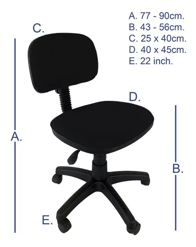 Silla De Oficina Economica Paquete 2 Piezas