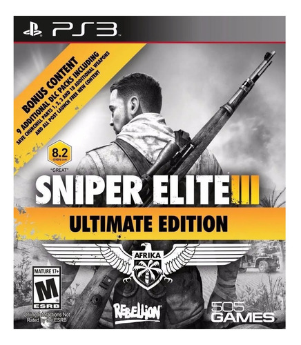 Sniper Elite Iii Ultimate Edition Ps3 Físico Sellado Nuevo!