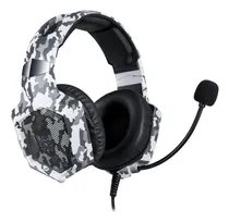 Comprar Auriculares gamer Onikuma K onikuma k8 blanco con luz LED
