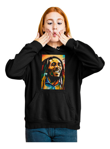 Sudadera Rastafary Reggae Bob Marley Estampada One Love