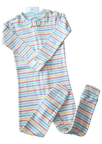 Pijama Niña Gap Talle 2 Años Rayas Colores