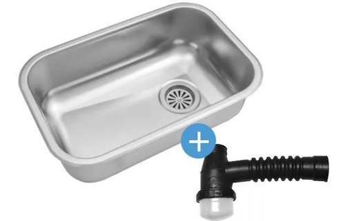 Pileta Bacha De Cocina Simple Johnson Zz52 B 52x32 Acero