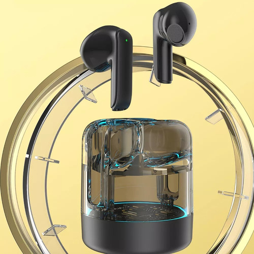 Estuche De Carga Transparente Para Auriculares Bluetooth C