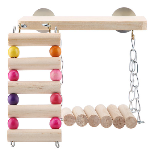 Trampolín De Madera Con Forma De Trampolín Y Escalera Girato