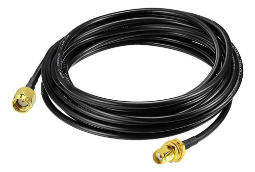 Cabo Coaxial Extensor Rg58 5 Metros Rp-sma Macho X Sma Femea