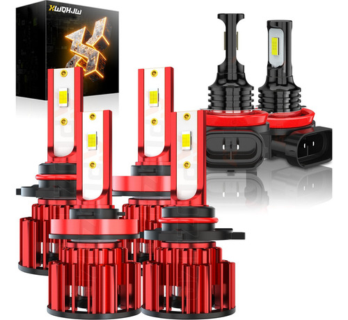 Kit De Faros Led Hi/lo+antiniebla Para Toyota Camry 2007-14