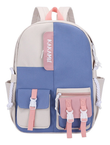 Mochila Impermeable Mujer 17 Pulgadas Kawaii Coreano New