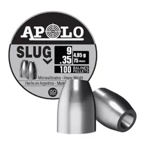 Comprar  Apolo Slug 9mm .35 Balines Puntas 75 Gr Lata X 100 Aire 