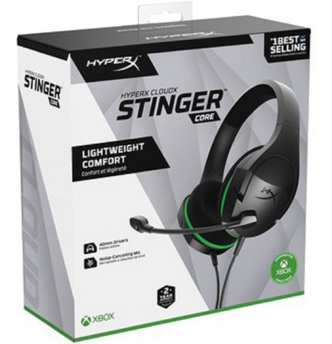 Imagen 5 de 6 de Audífonos gamer HyperX CloudX Stinger Core HX-HSCSCX negro y verde