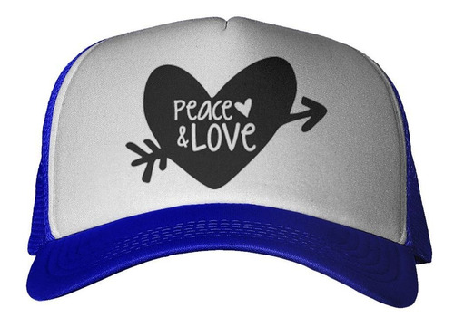 Gorra Peace And Love Corazon Flechado