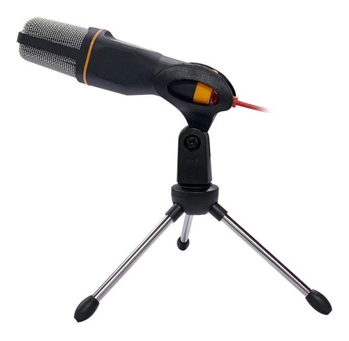 Imagen 3 de 6 de Micrófono Streaming Gtc Con Tripode Desmontable Mic-001 Color Negro