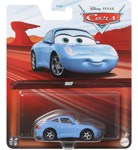 Vehículo De Juguete Disney Cars Sally Mattel 1:55