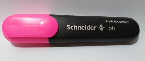 Resaltador Schneider Job Recargable Germany Color Rosa