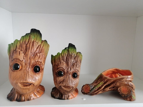 Macetero Baby Groot Marvel Ceramica En Oferta!!!