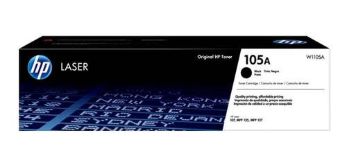 Imagen 10 de 10 de Toner Hp 105a 105 Original Negro W1105a 135w 107a Mfp 135a