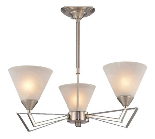 Colgante Elegante Moderno De Techo 3 Tulipas Ideal Led