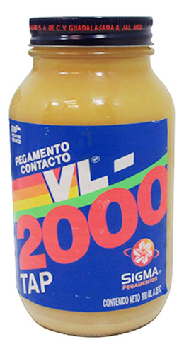 Pegamento De Contacto Amarillo Vl2000 107ml