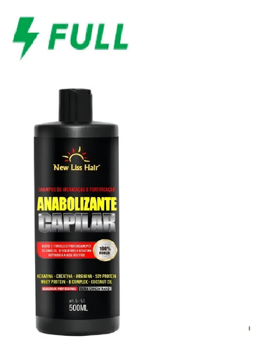 Shampoo Para Crescimento Rápido Anabolizante 500ml Newliss