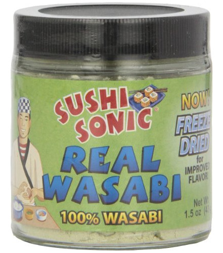 Sushi De Sonic 100% Real En Polvo Wasabi, 1,5 Oz Jar.