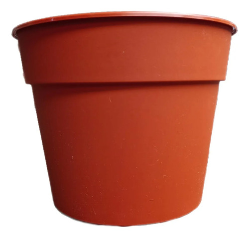 Maceta Plastica Linea Comun Matri Nro 24 - Pack X3 Unidades Terracota Común