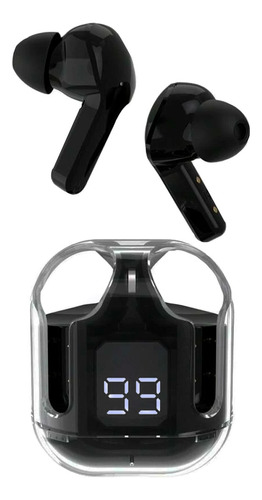 Fone De Ouvido Top Fof Sem Fio Black Bluetooth Redondo F15