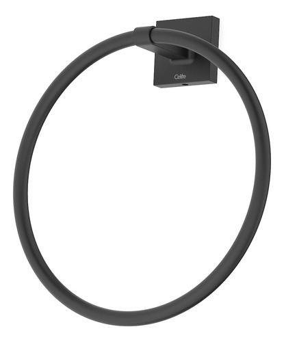 Porta Toalha Anel Celite Up Preto Matte B5034cl0r0