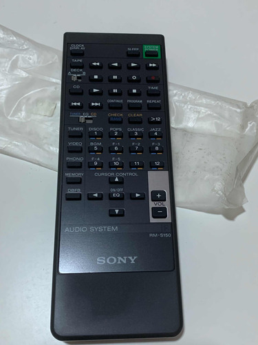 Control Remoto Para Equipo De Sonido Sony Modelo Rm- S150