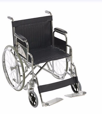 Silla Ruedas Obesos Silfab Reforzada Cromada S3011a 120 Kg