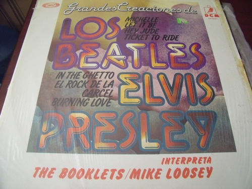 Lp The Booklets Mike Loosey, Beatles, Elvis,