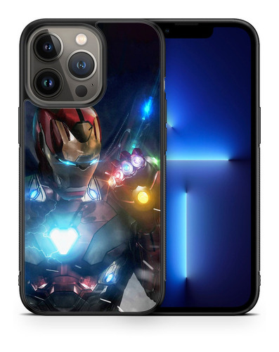 Funda Protectora Para iPhone Iron Man Guante Infinito Tpu