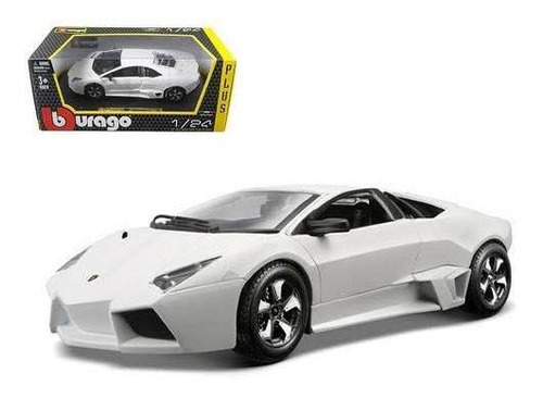 Miniatura Lamborghini Reventon Plus 1:24 Burago (21041) Cor Branco