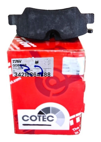 Balatas Traseras De Mini C 34216864488 + Sensor 34356865612