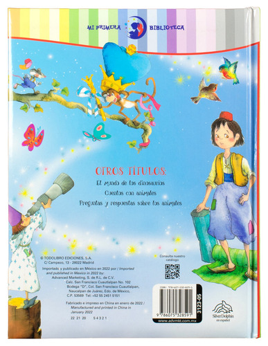 Mi Primera Biblioteca: Cuentos Clásicos.: Biblioteca Infantil : Cuentos Clásicos, de Varios. Editorial Silver Dolphin (en español), tapa dura en español, 2022