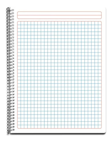 Cuaderno Profesional 6 Pzs Scool Cuadro Chico 100 Hojas Pack