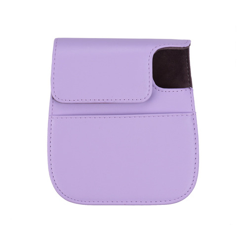 Imagen 9 de 9 de Funda De Cámara Instantánea Morada Con Soporte Para Bolsa De