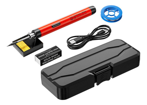 Soldador Usb, Soldador Eléctrico, Herramienta De Rojo