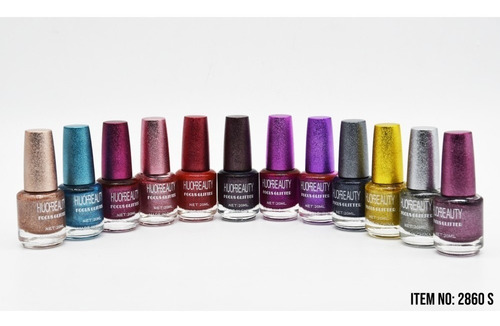 Imagen 1 de 1 de Pintura Uña Hudabeauty C/escarcha X12und