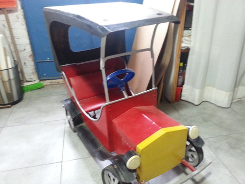 Antiguo Auto A Pedal Juguete Impecable Original Fort T
