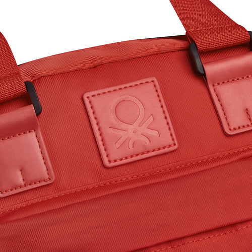 Mochila Portanotebook 15,6 Benetton Color Block By Delsey Color Rojo