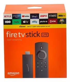Fire Stick Tv Full Hd 1080p Atalhos 8gb Voz Alexa Cor Preto