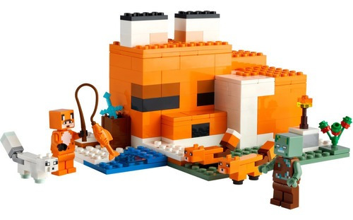 Lego Minecraft Construccion La Logia Del Zorro 193 Piezas